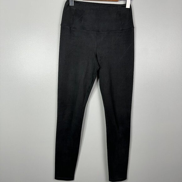 Wilfred Free Suede Charcoal Grey Suede Full Length High Rise Legging Size S - Picture 2 of 6